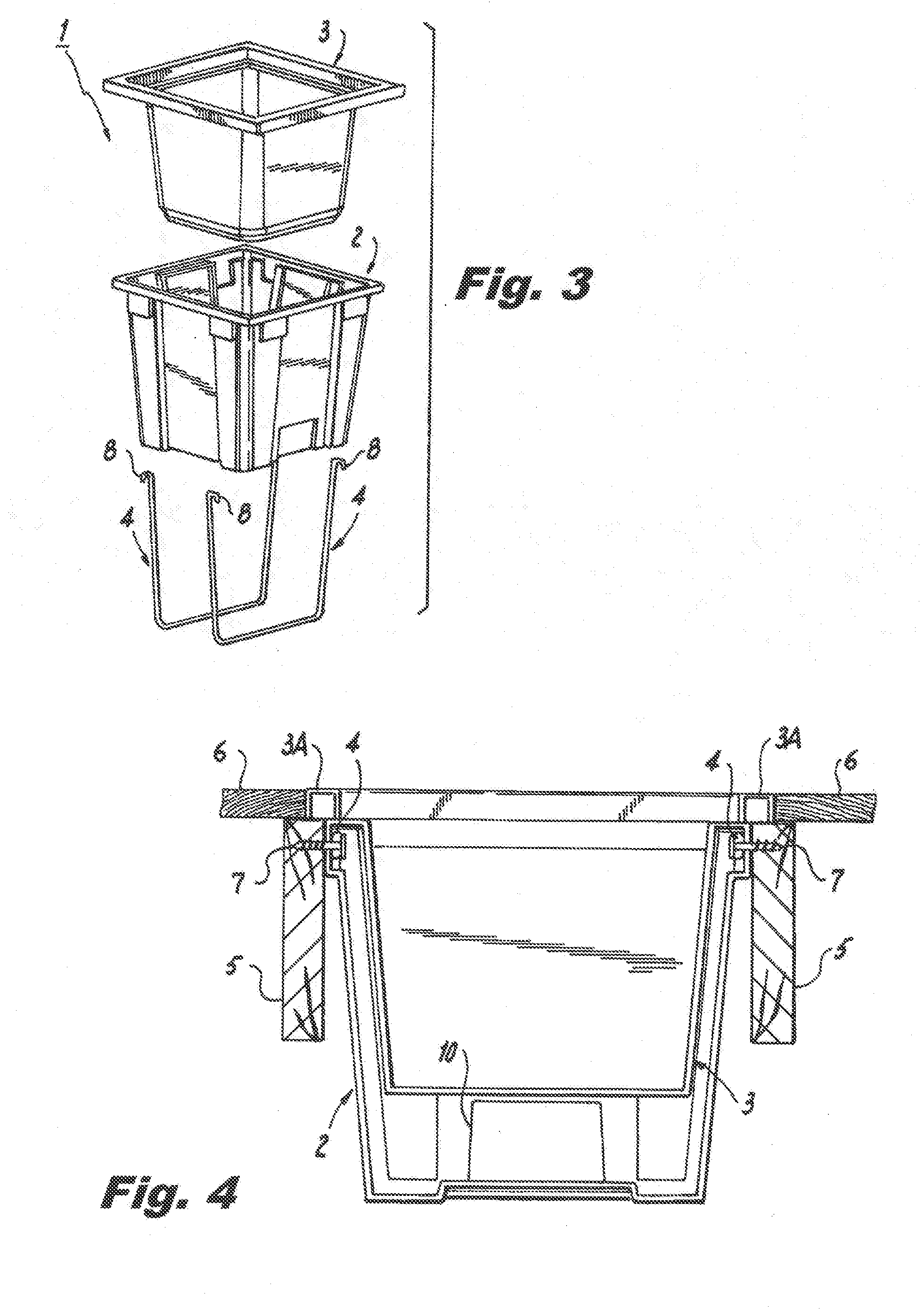 Supportive device and mounting system, and method for installing and using the same