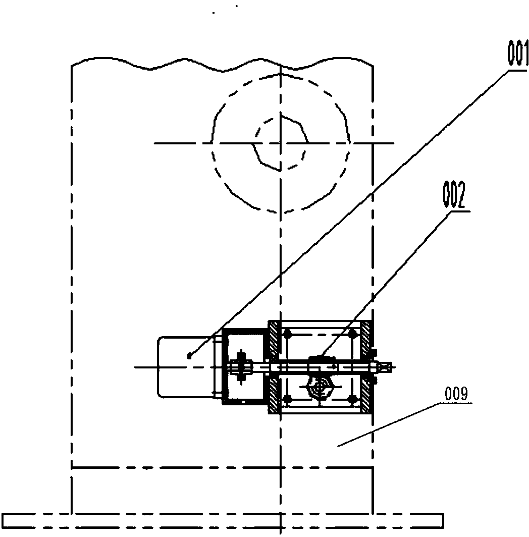 Ink fountain reset device for gravure printing machine and control method thereof