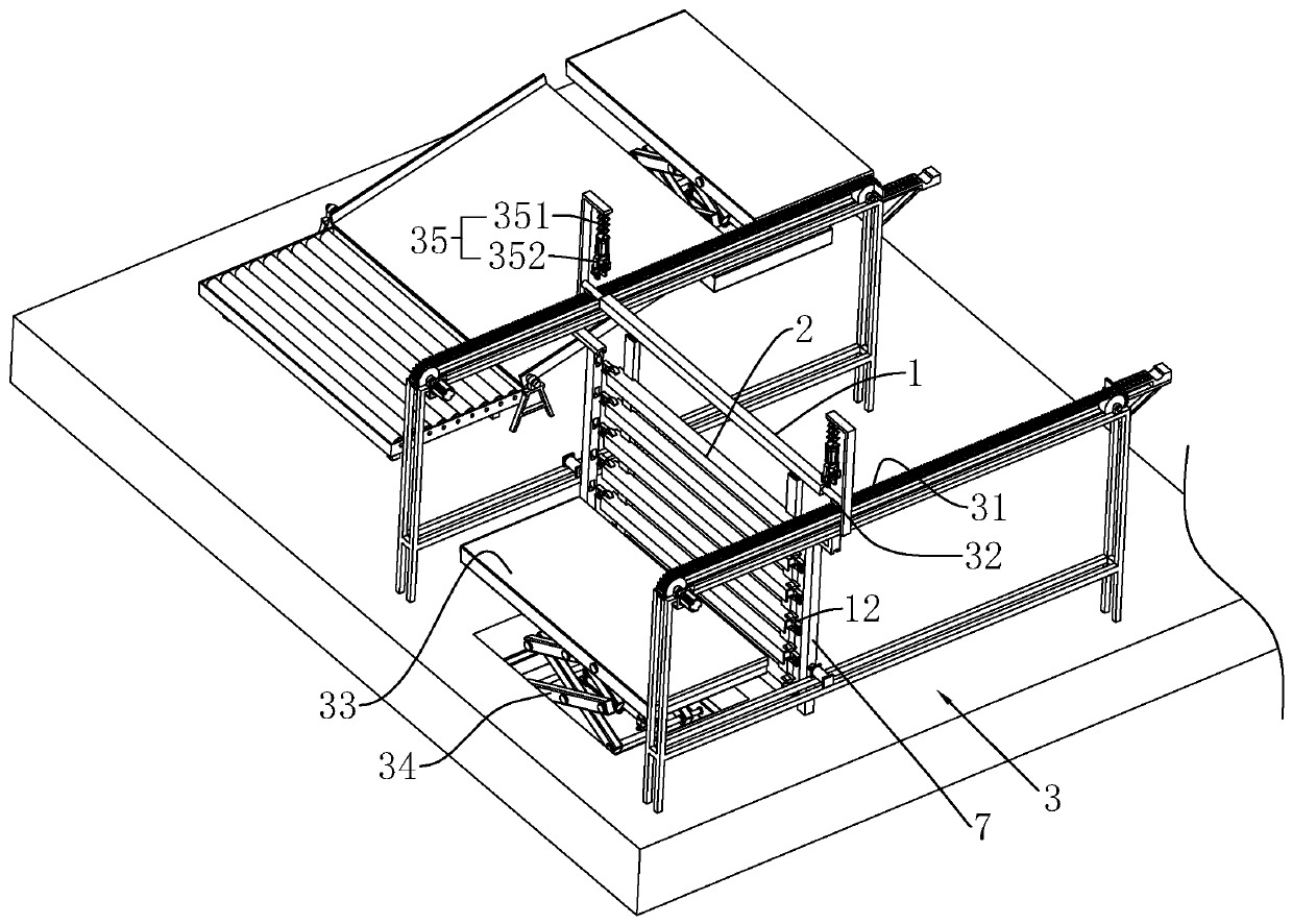 Profile oxidation production line and its production process