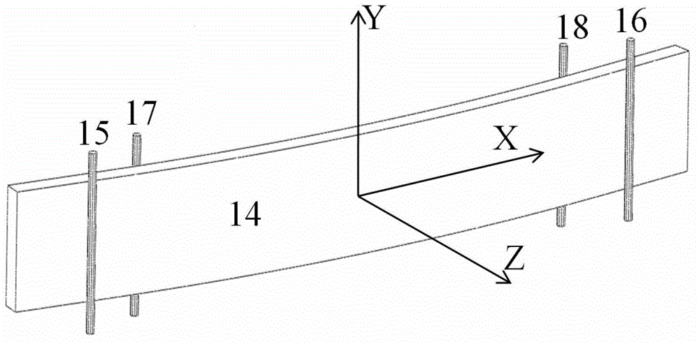 An experimental device and method for measuring Poisson's ratio of materials at high temperatures