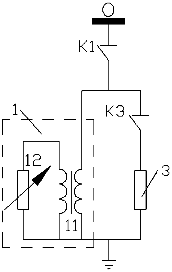 A neutral grounding mode conversion device