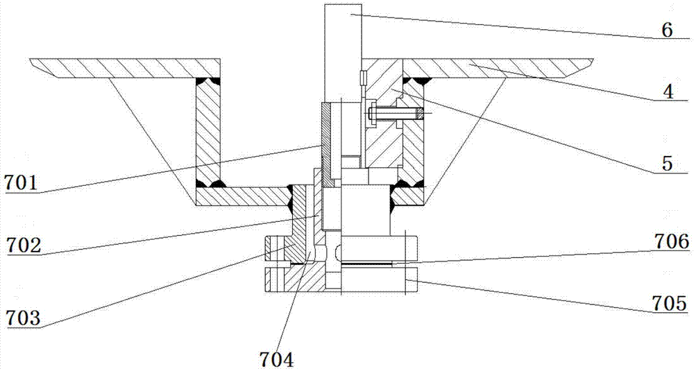 Electric high-temperature gate valve with limiting mechanism