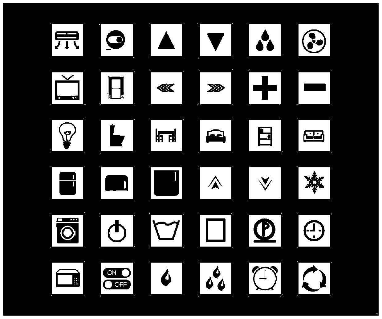 Application method of p300 brain-computer interface based on compressed sensing in smart home