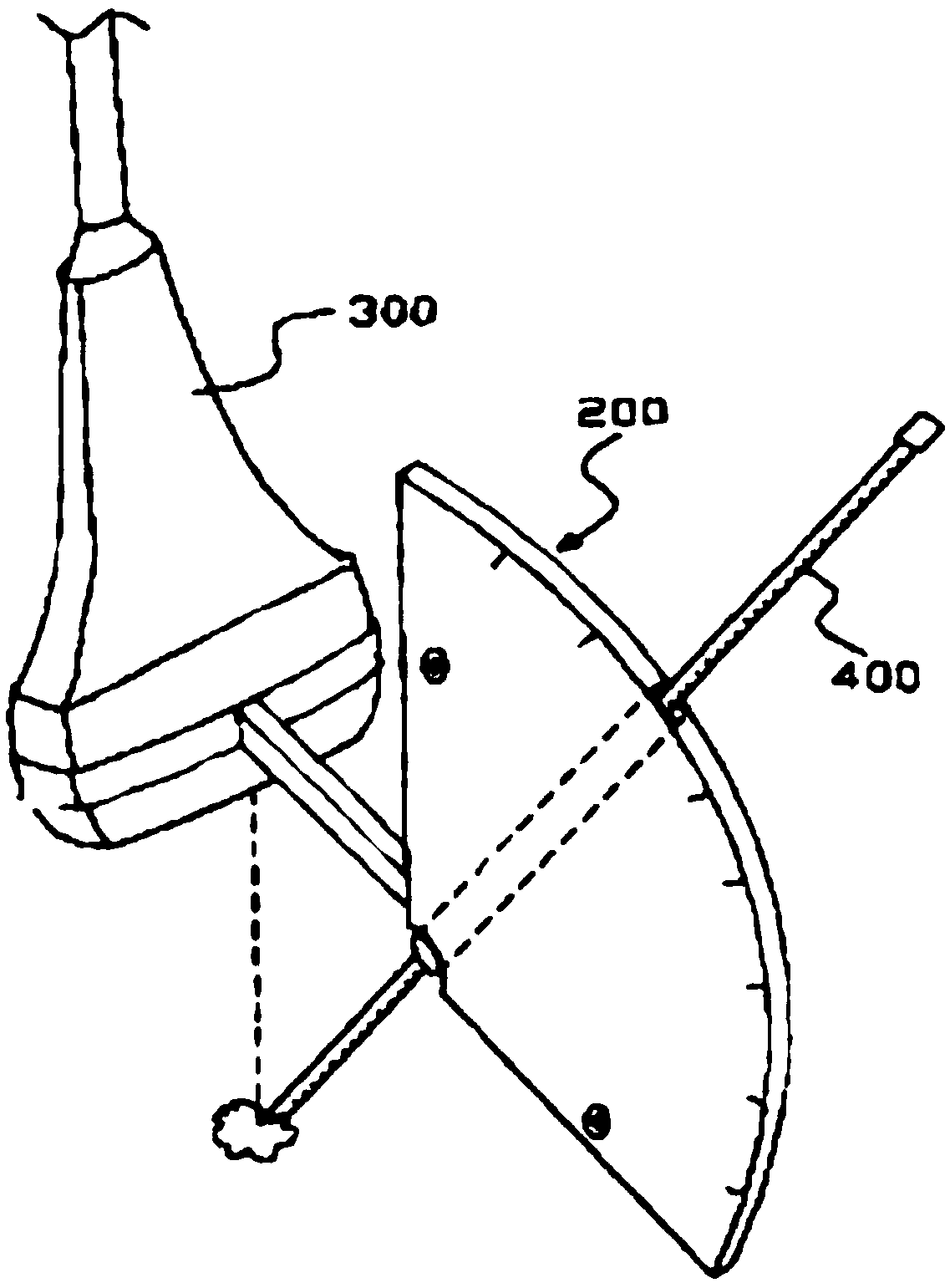 Ultrasound-guided percutaneous puncture bone positioning device