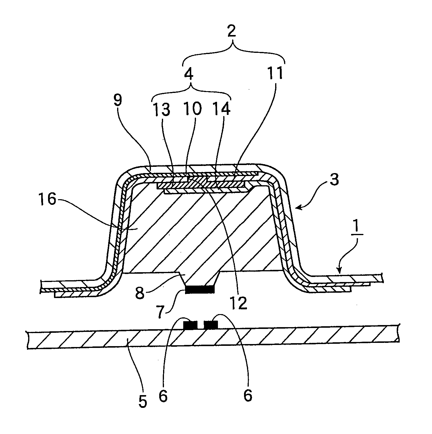 Push-button switch member and manufacturing method of same