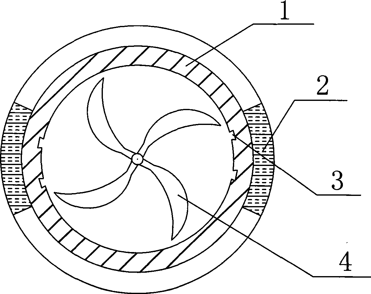 Iron removal stirring machine