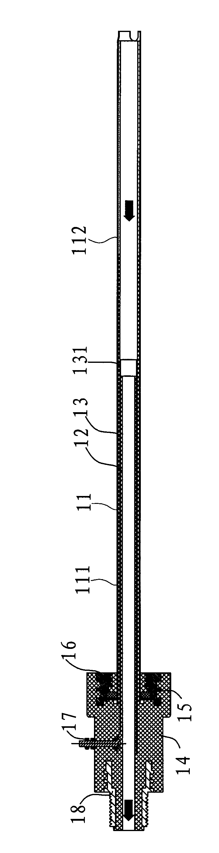 Three-way electricity guard wall structure and manufacturing method thereof