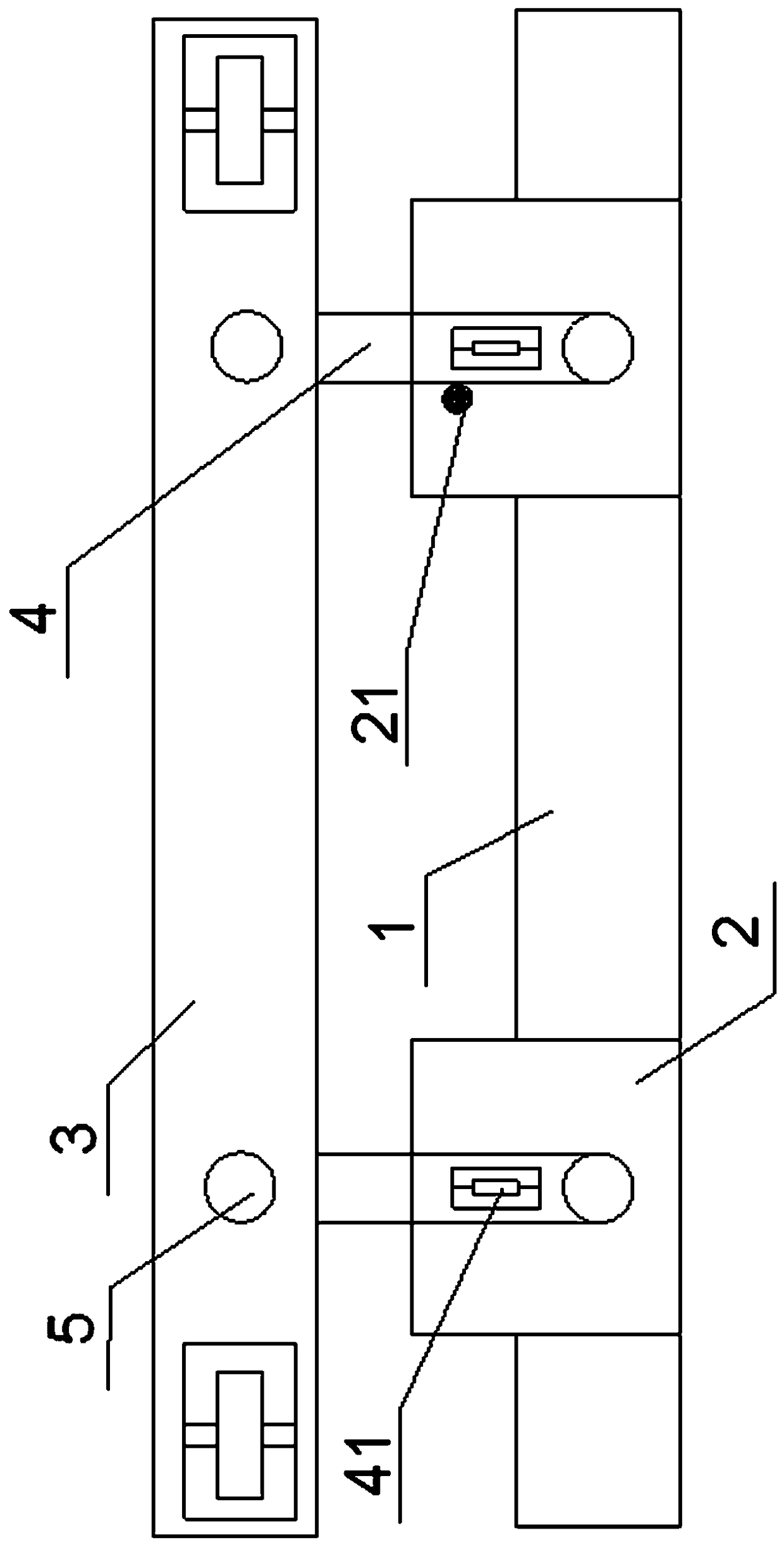 Connection piece for drifting window