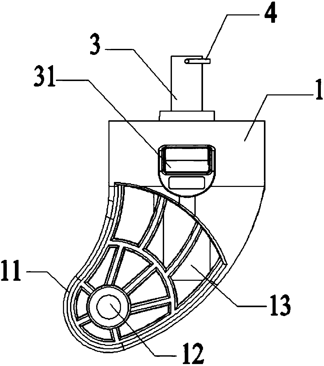 Suitcase wheel