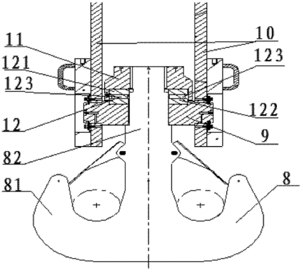 Detection apparatus for rotational flexibility of lifting hook and lifting hook structure