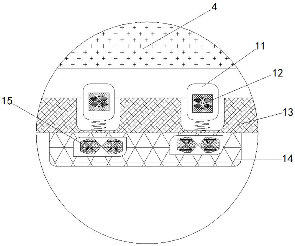 Green and environment-friendly building material insulation board pressing device