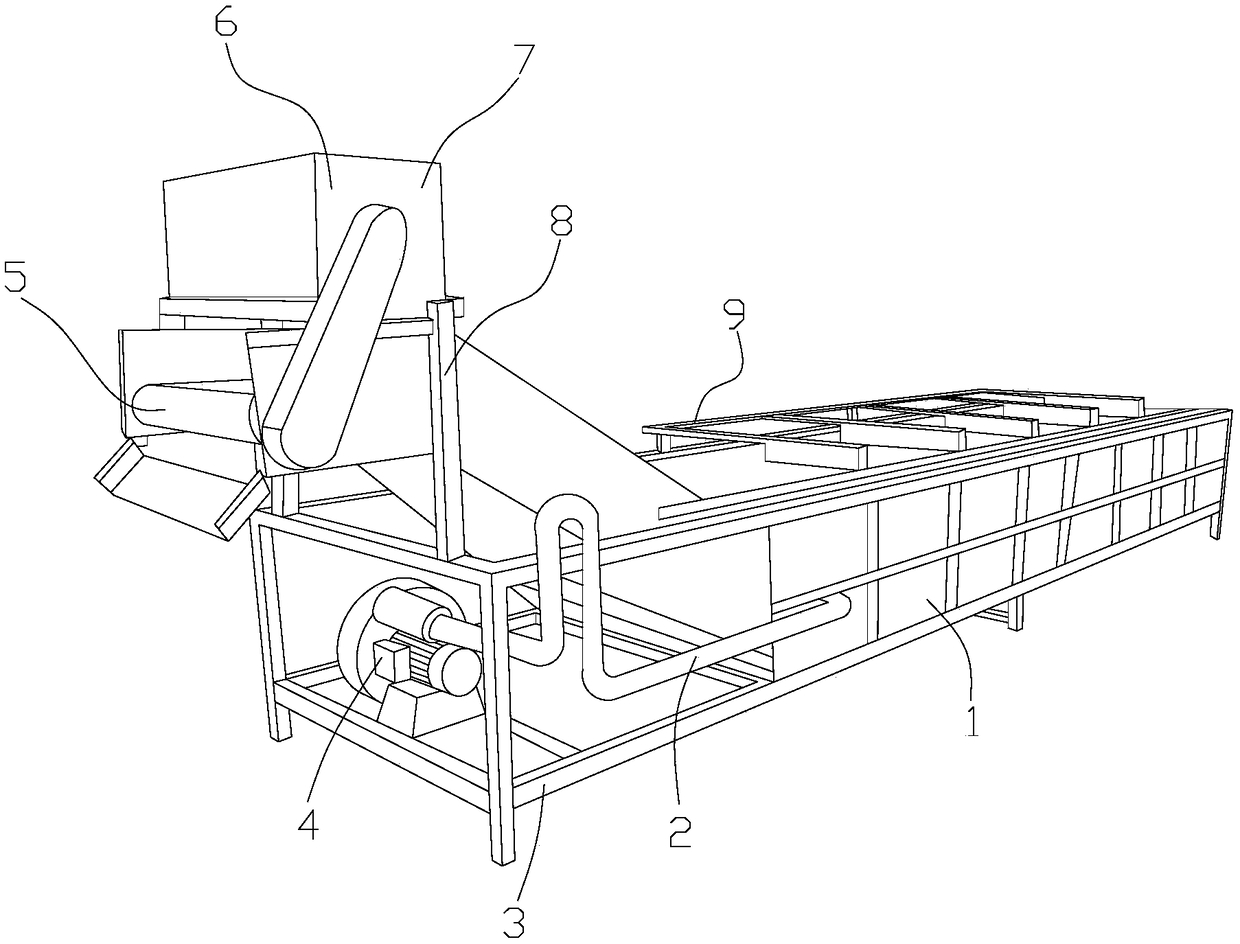 Sorting device for fruit processing