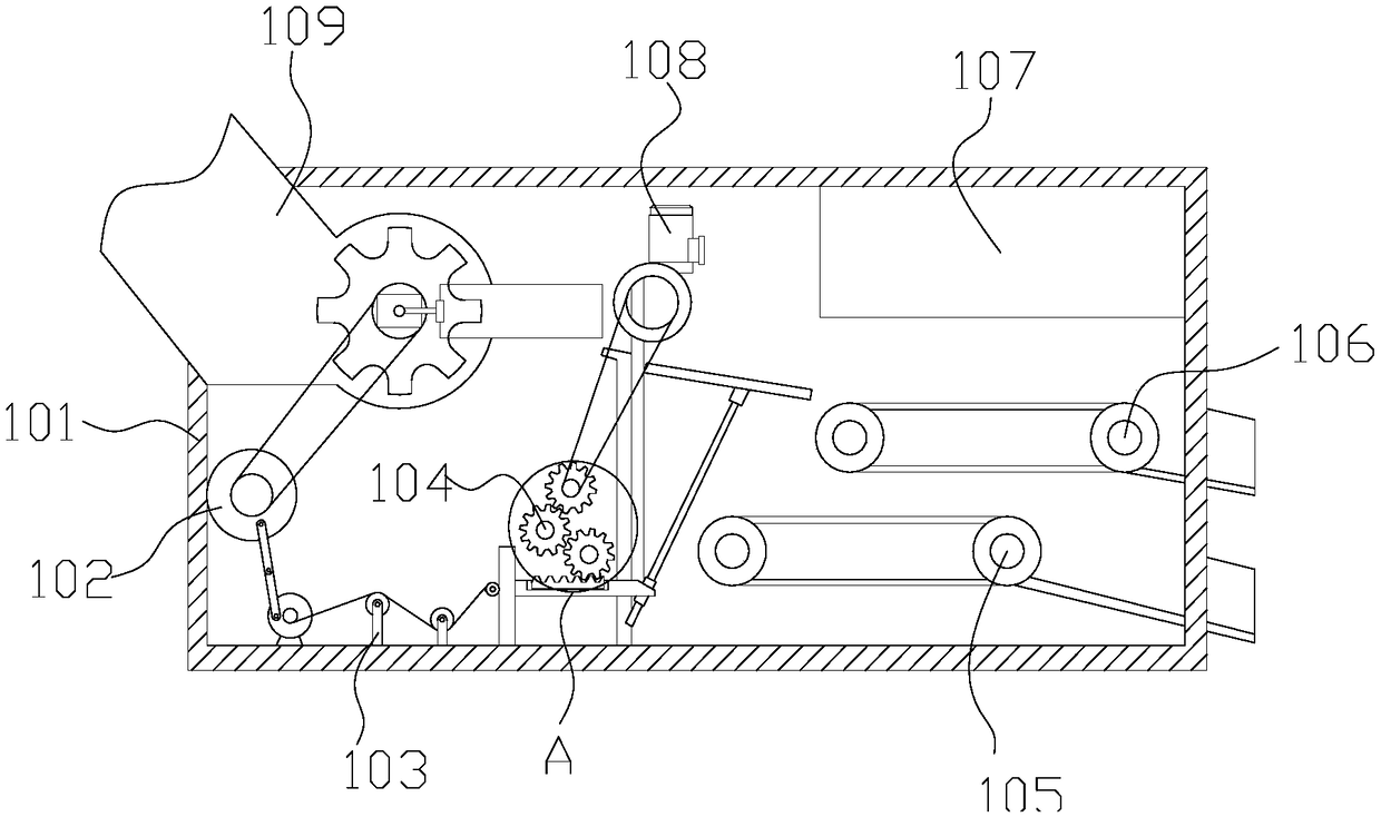 Sorting device for fruit processing