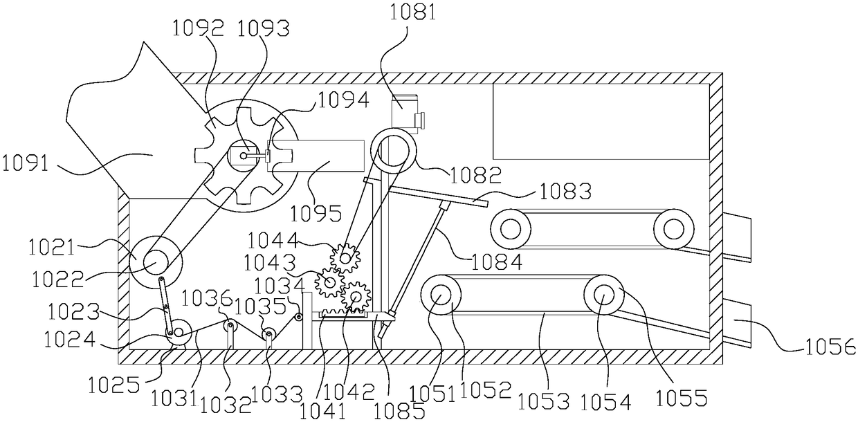 Sorting device for fruit processing