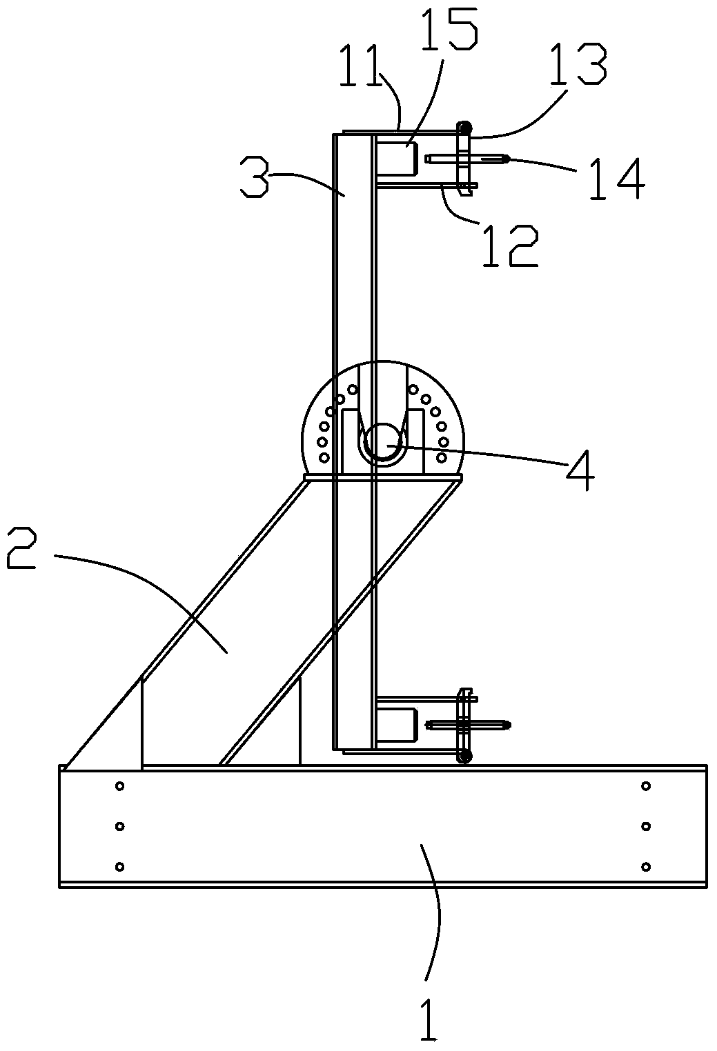 Truss omnibearing welding overturning platform