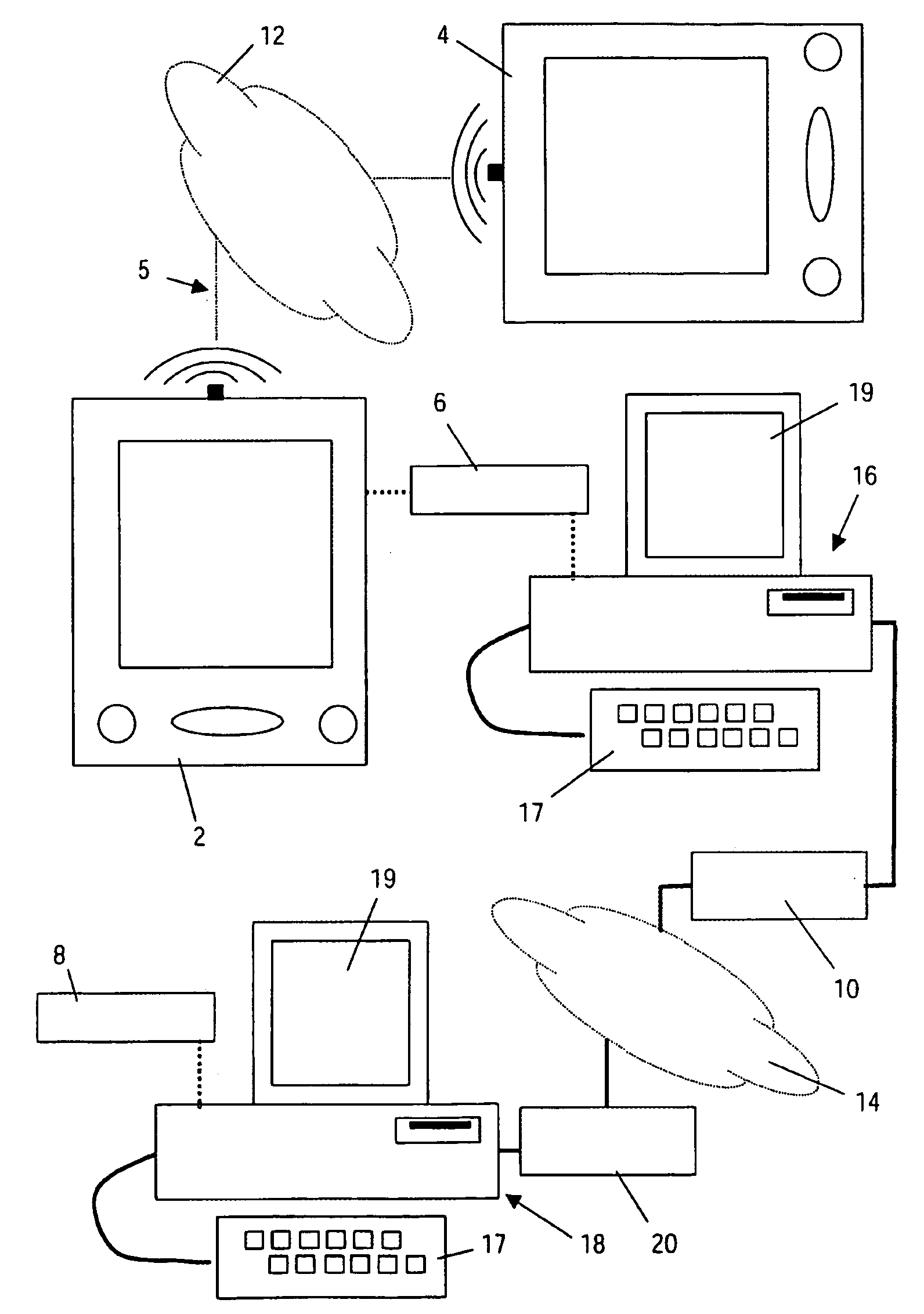 Mobile communications device and method for condition-dependent resuming of a delayed data transfer over a different network