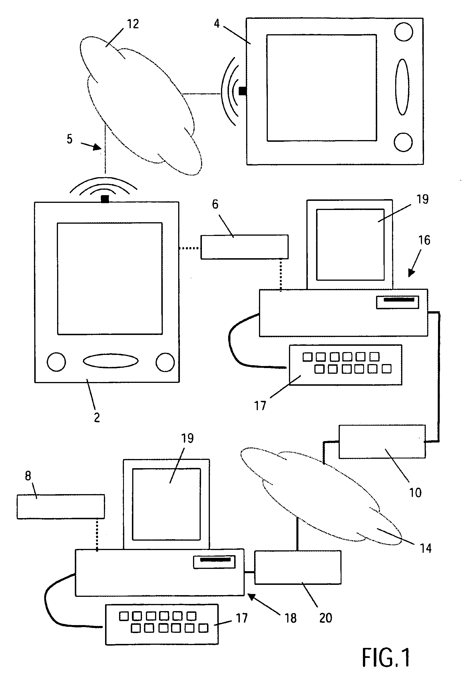 Mobile communications device and method for condition-dependent resuming of a delayed data transfer over a different network