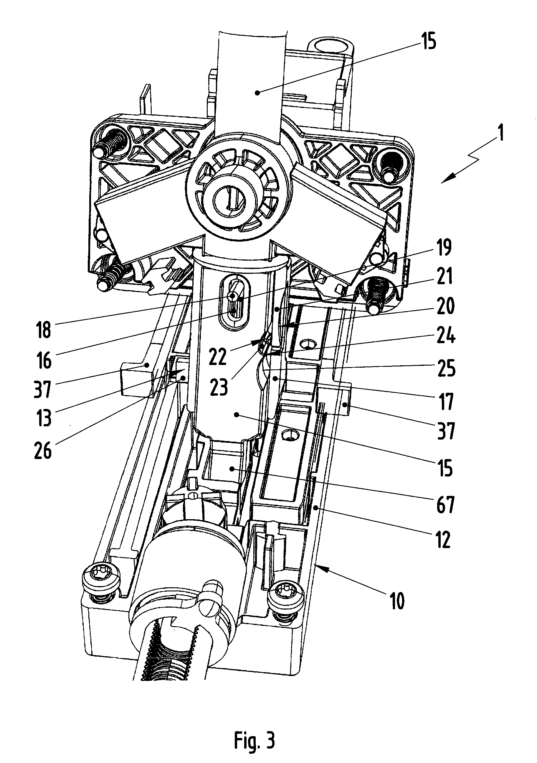 Shifting device for an automatic transmission