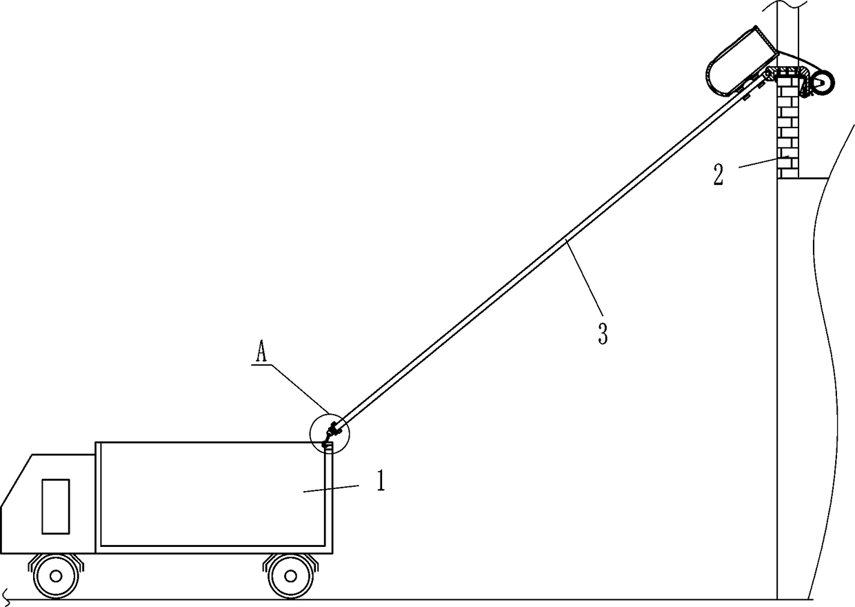 Building garbage transporting device