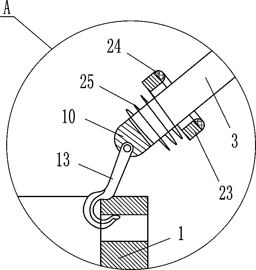 Building garbage transporting device