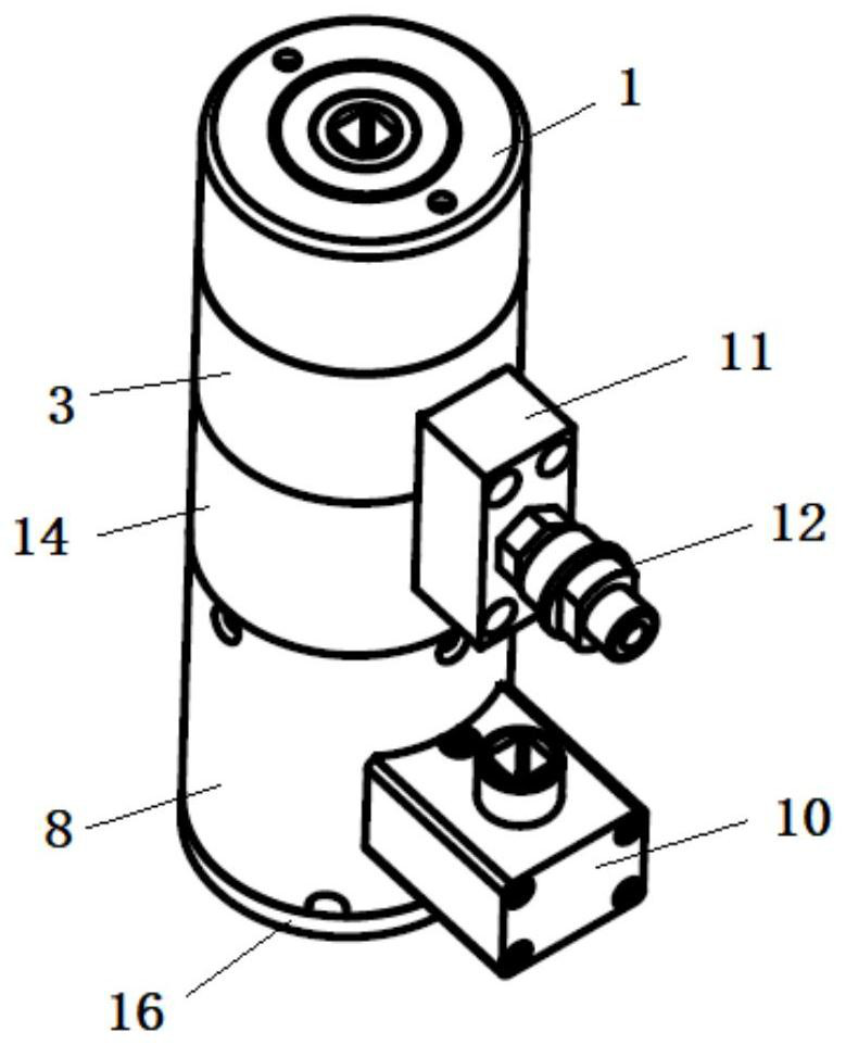A spring self-resetting two-stage hydraulic tensioner with counting function