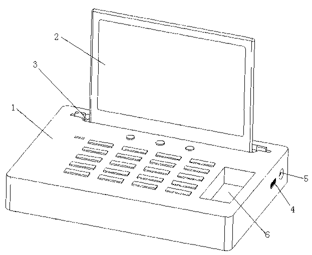 Medical device with dismountable displayer