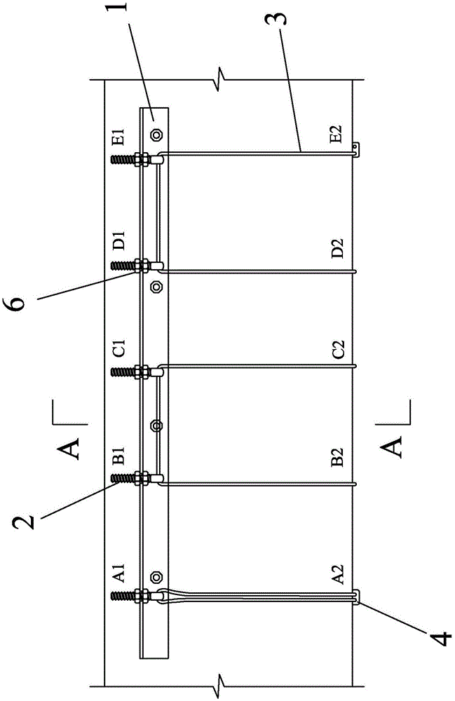 A reinforced concrete beam prestressed wire rope reinforcement device and method thereof