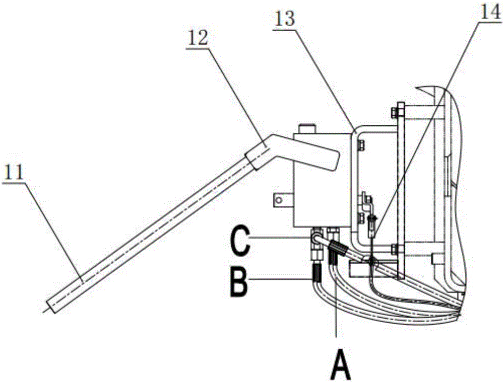 Forklift with cockpit rotation mechanism