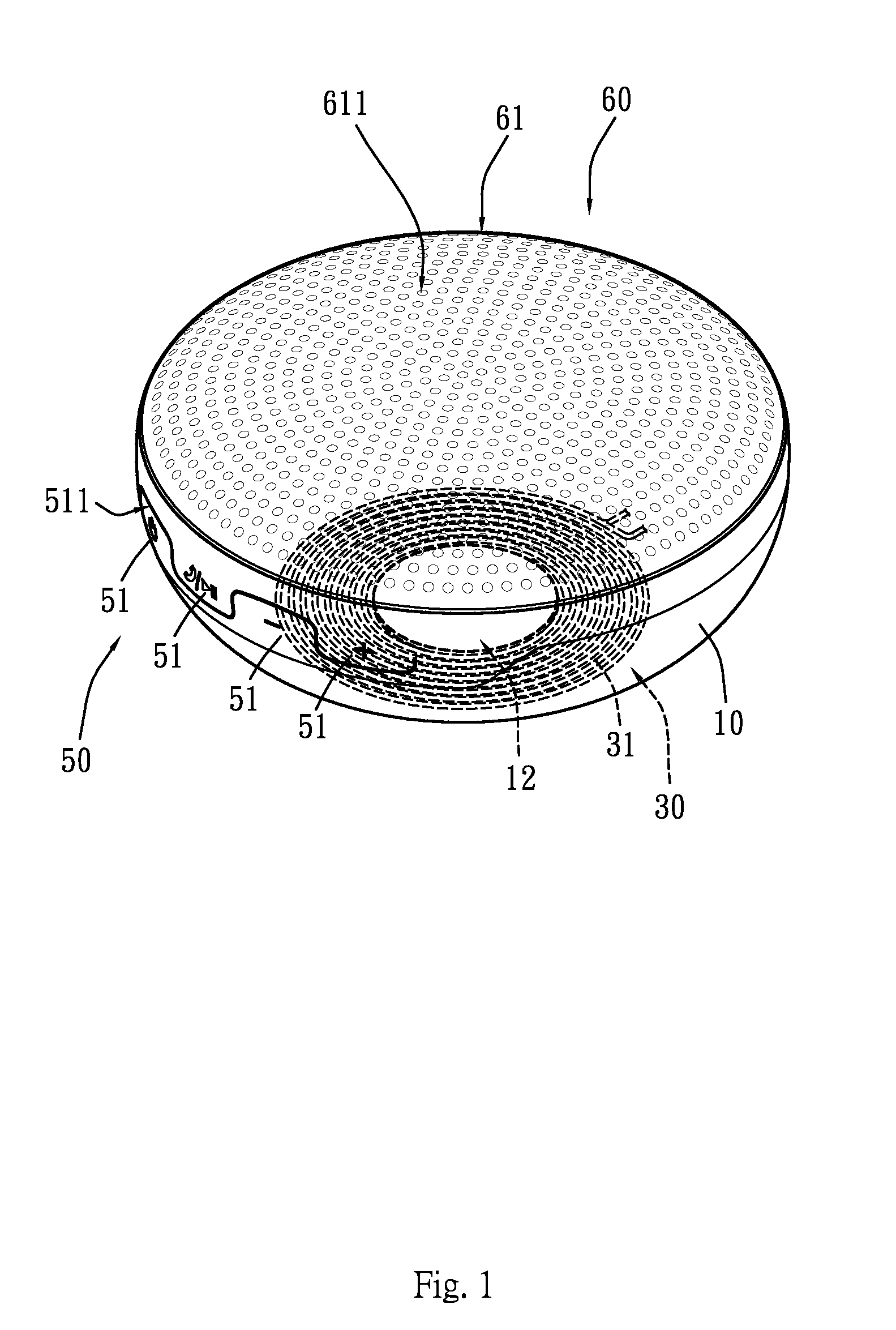 Levitated structure of bluetooth speaker