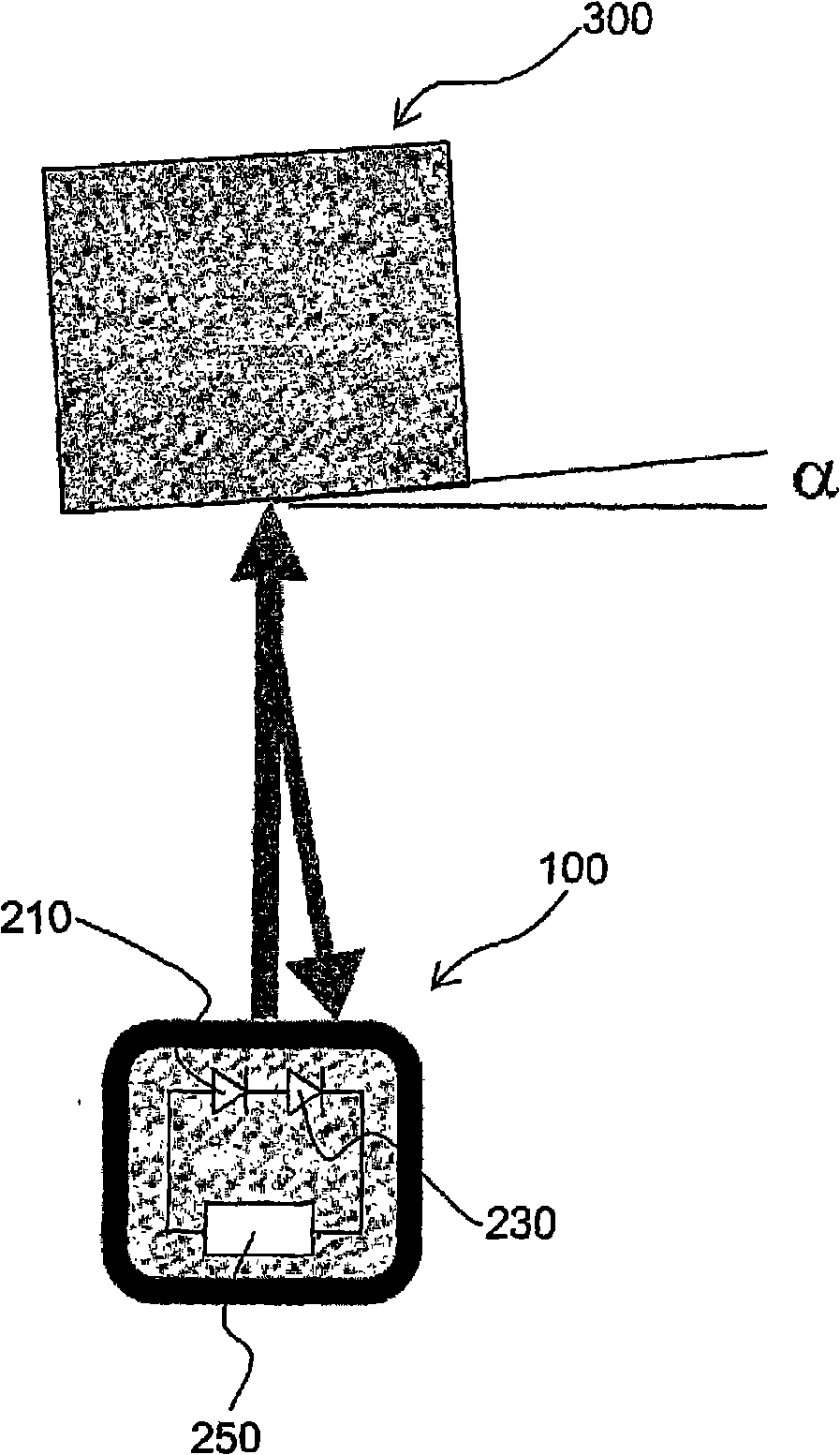 Optical tilt sensor