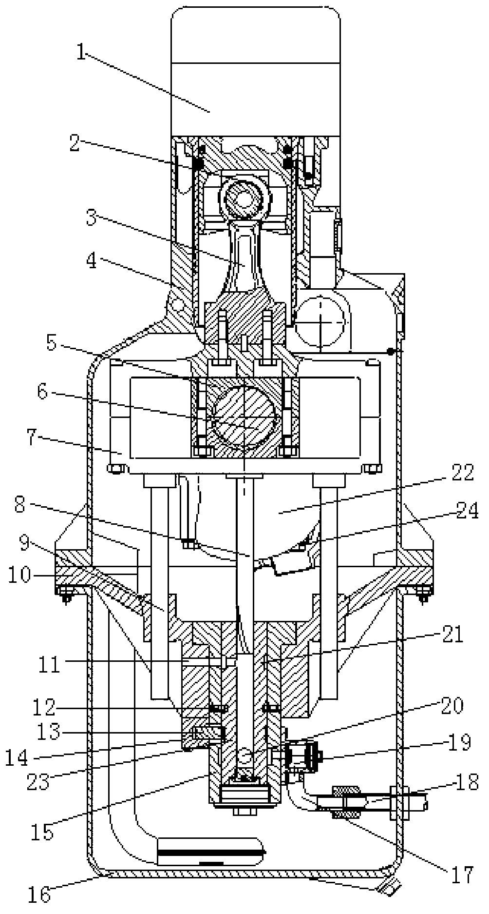 Double-power engine with adjustable hydraulic and mechanical power output ratio