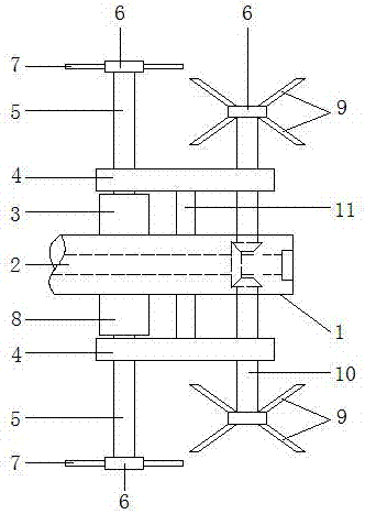 Tail rotor structure of unmanned helicopter