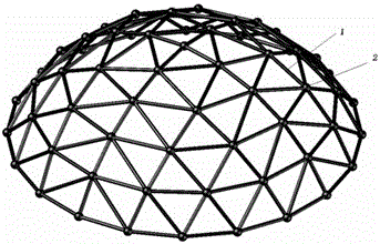 Reverse cumulative lifting construction method for single-layer spherical reticulated shell structure