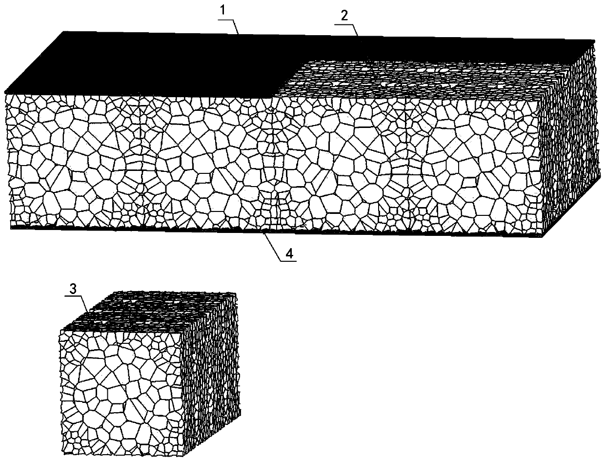 Radial negative gradient foamed aluminum sandwich panel and preparation method thereof