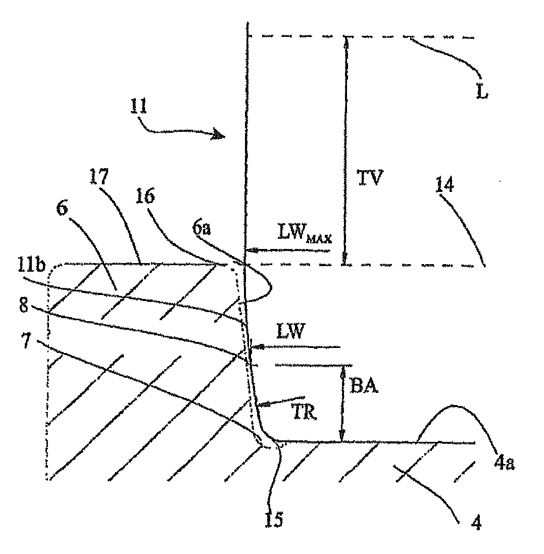 Rolling bearing and method for the production thereof