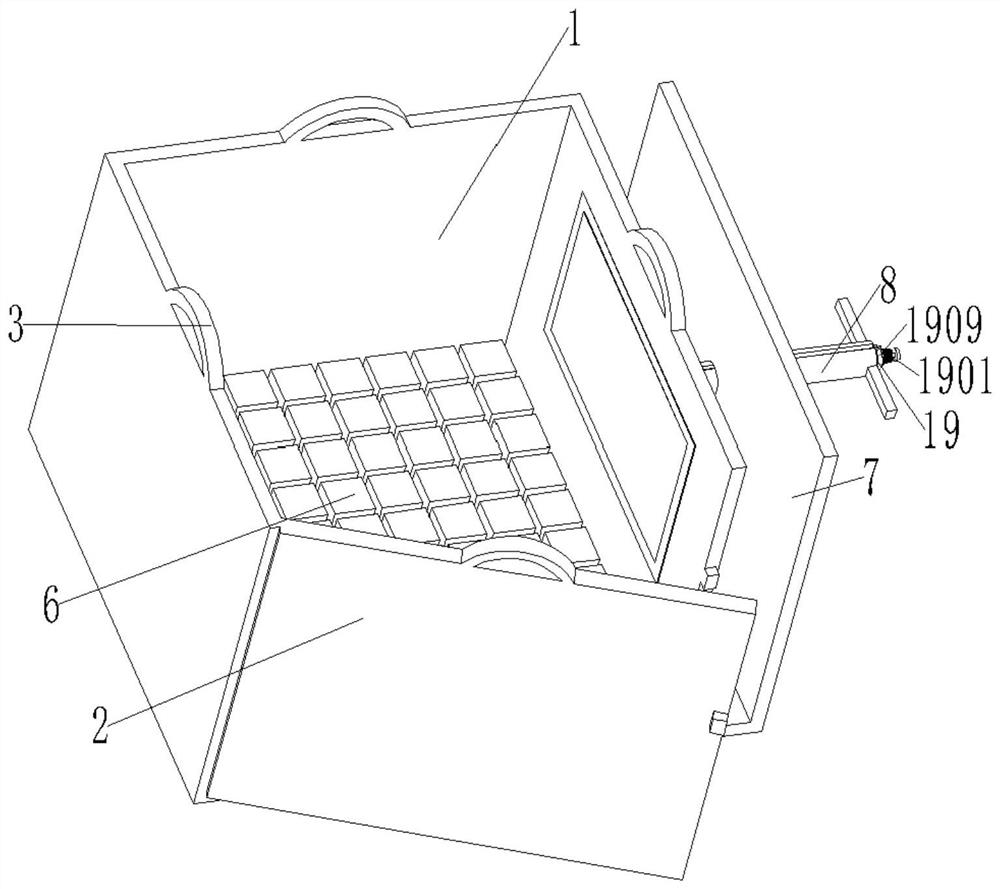 A material transfer equipment for high-rise steel structure construction