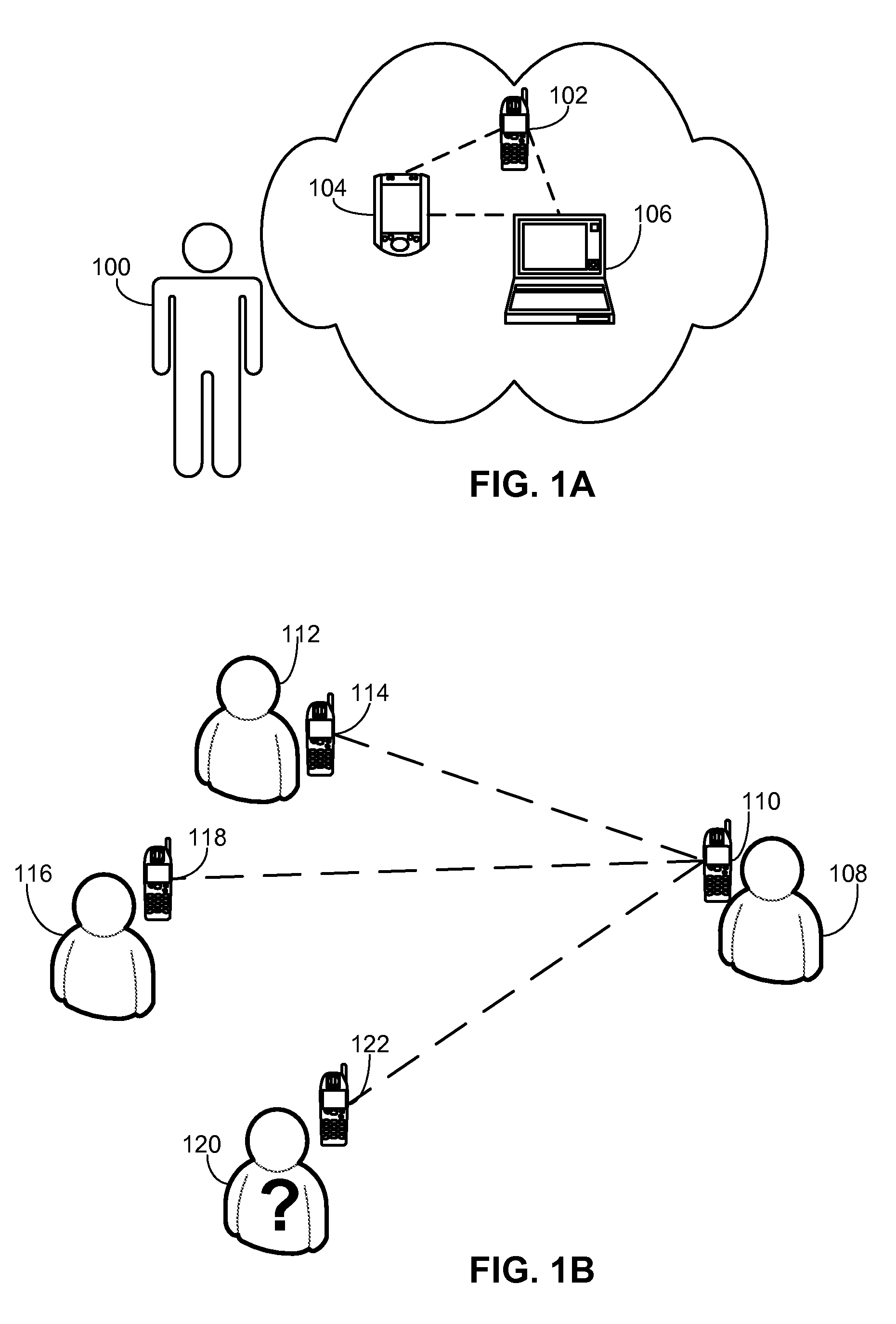 Adjusting security level of mobile device based on presence or absence of other mobile devices nearby