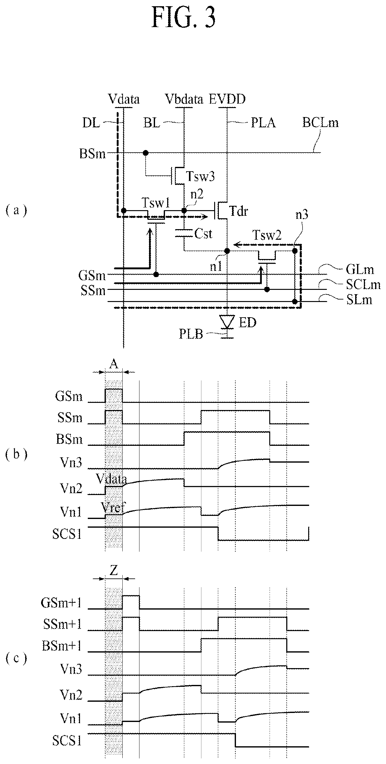 Light emitting display panel and light emitting display apparatus using the same