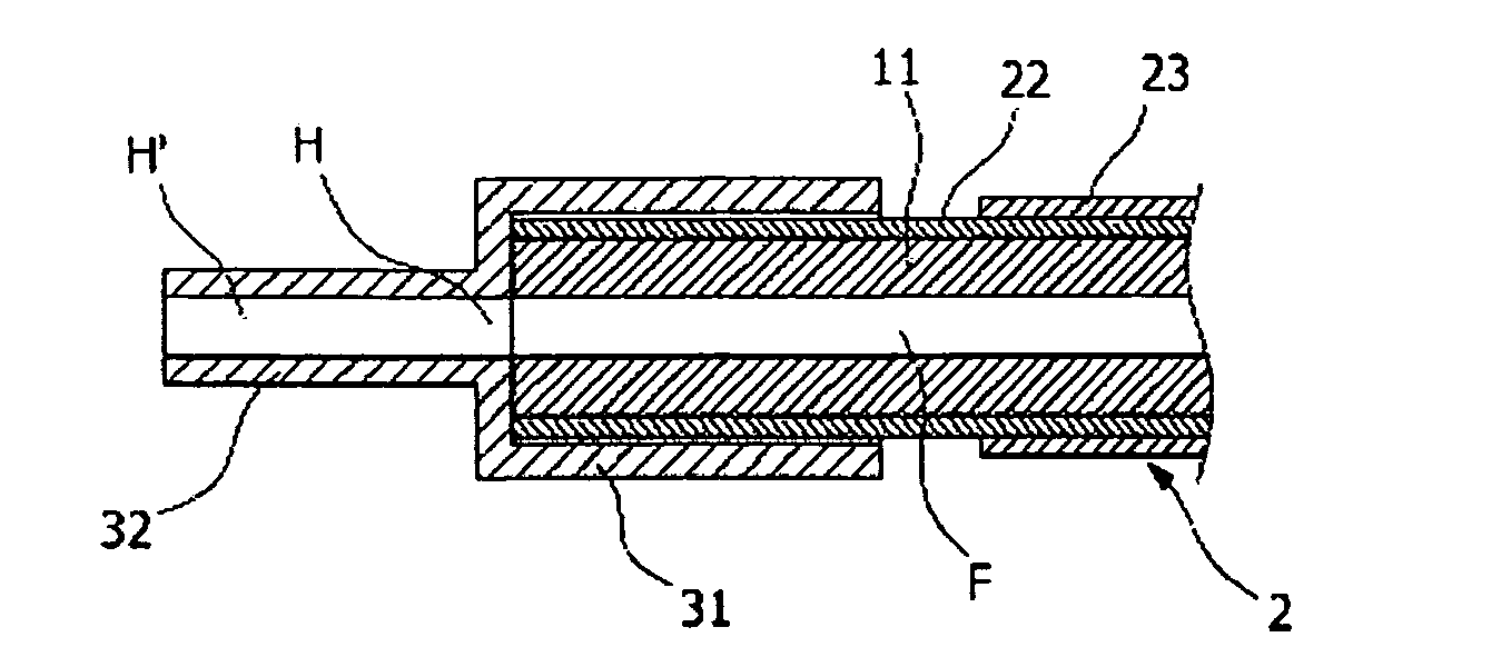 Sealing element for anode-supported tubular solid oxide fuel cell and sealing method using the same