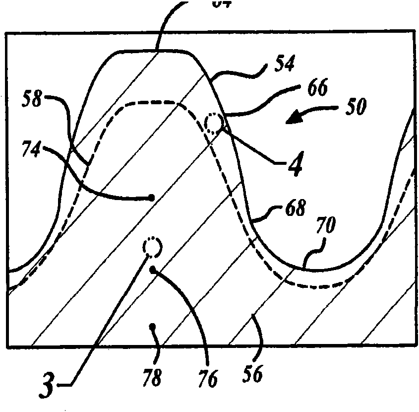 Variable case depth powder metal gear and method thereof