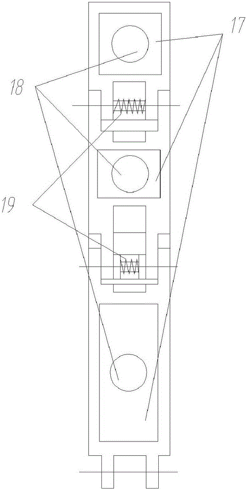 Under-actuated fruit-vegetable picking end executor device and picking method