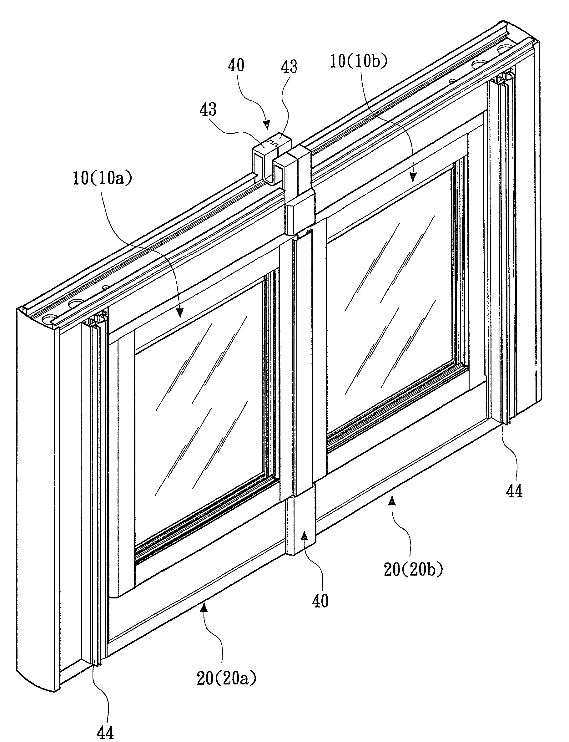 Slide opening and hinge opening two-purpose window structure