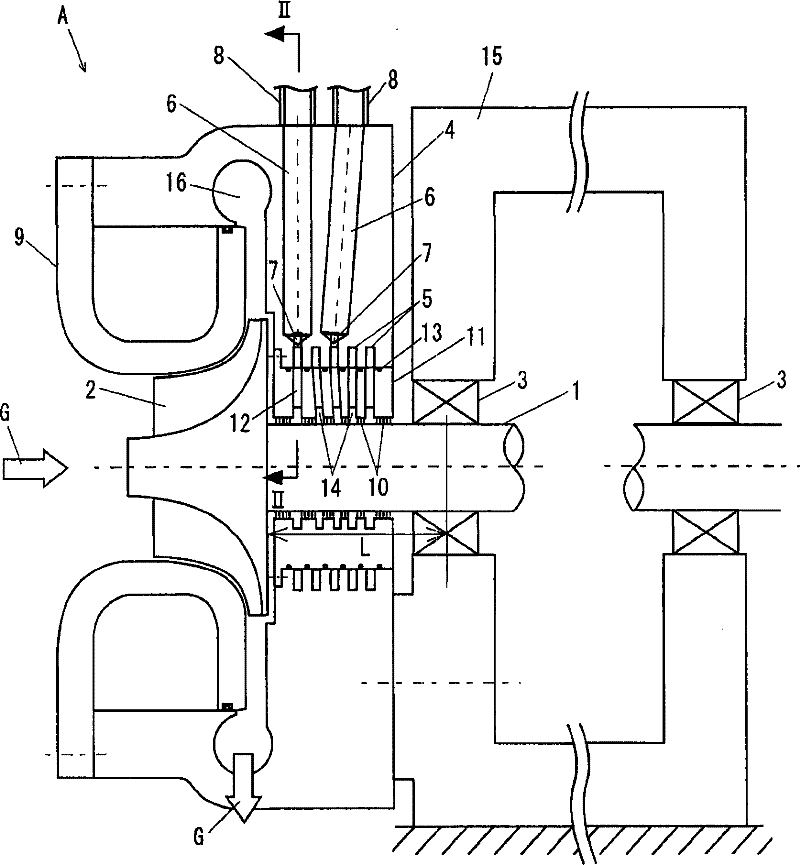 Shaft sealing structure of centrifugal compressor