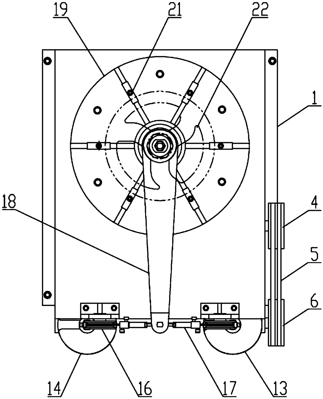 Reciprocating torsion durability test device and test method