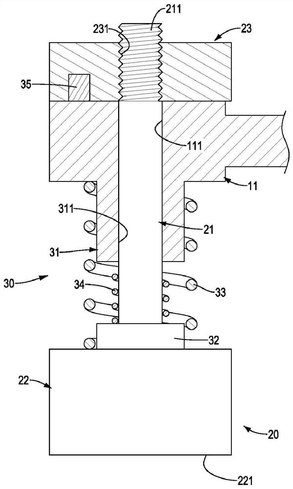 Force-limiting damping device