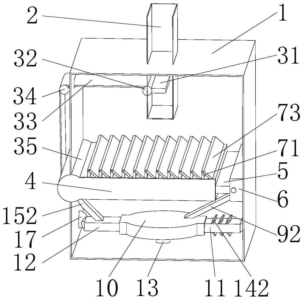 Sewage treating device for laboratory