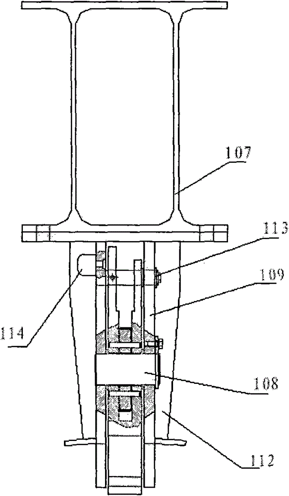 A pipe pile upper form and its hoisting system