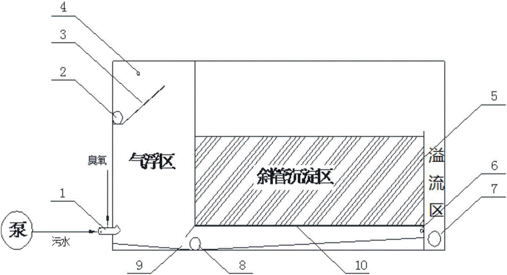 Tiny suspended matter removal device and tiny suspended matter removal method for freshwater aquaculture system