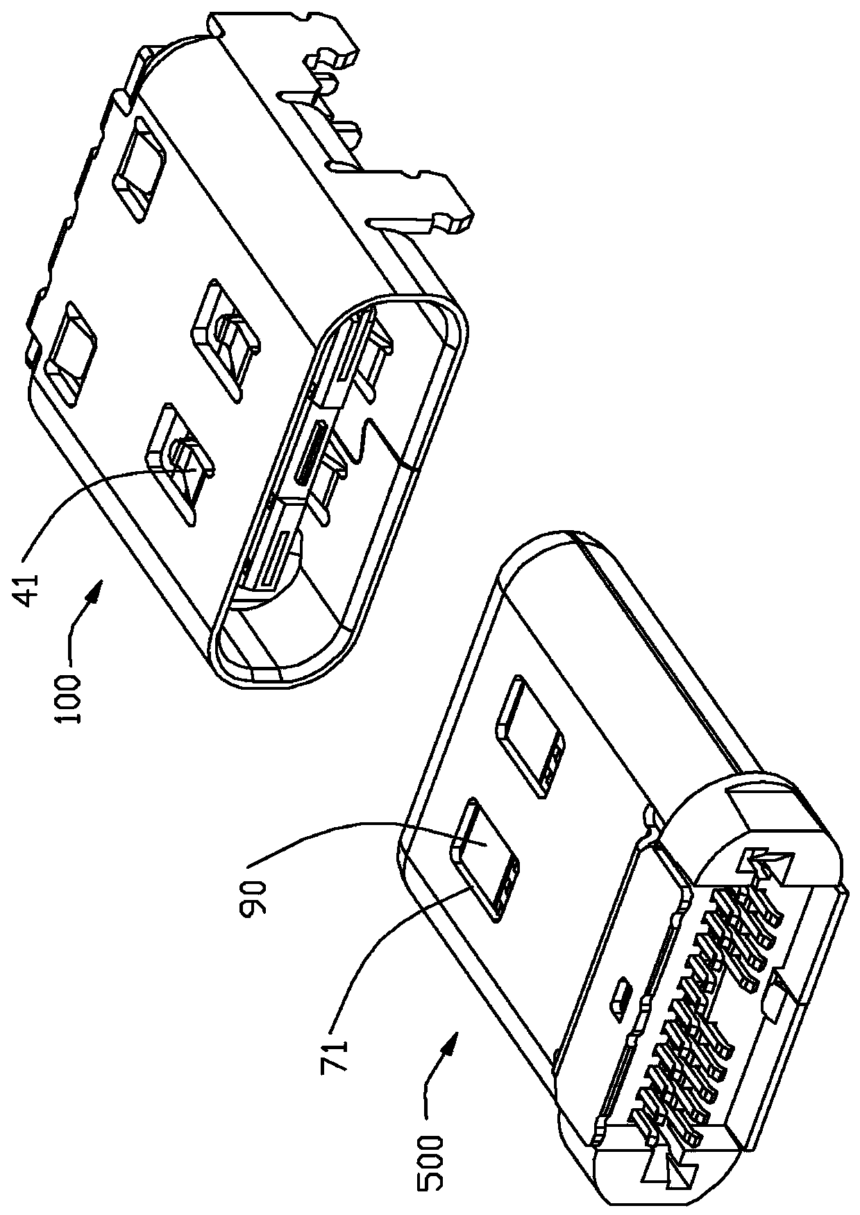 Electrical connectors and combinations thereof