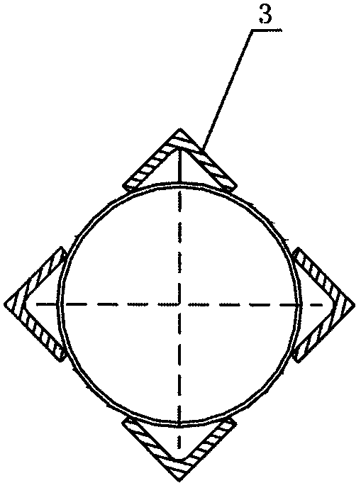 Membrane type wall structure and application thereof